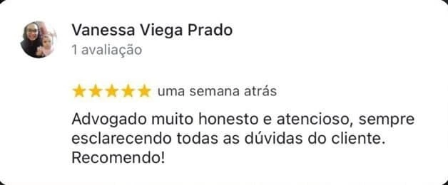 Depoimento de Vanessa Viega Prado sobre Laercio Pisoni Advocacia